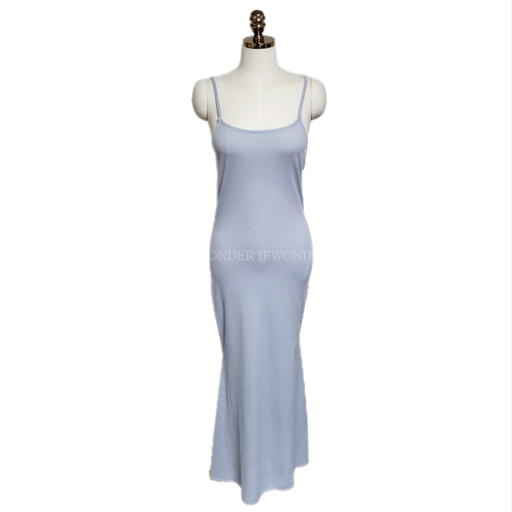 긴 드레스 라벤더 색상 이미지-S1L33